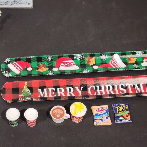 Christmas Gift for Kids Elf Props Slap Bracelet Sucker Holders Santa License etc - Picture 7 of 9
